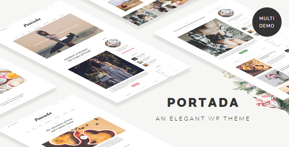 Download Free Portada v1.6 – Elegant Blog Blogging WordPress Theme