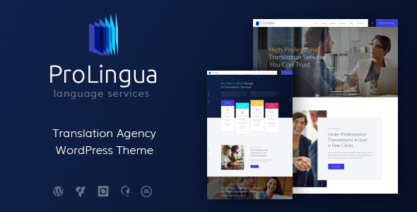 Download Free ProLingua v1.0 – Translation Services WordPress Theme
