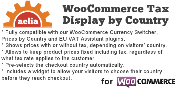 Download Free Tax Display by Country for WooCommerce v1.9.14.180324