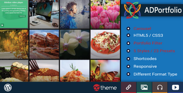 Download Free AD Portfolio Filter and Carousel v1.4