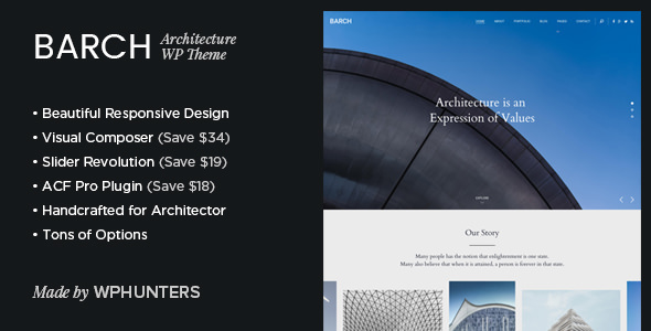 Download Free Barch v1.2 – Architecture Portfolio WordPress Theme Download Free Barch v1.2 – Architecture Portfolio WordPress Theme