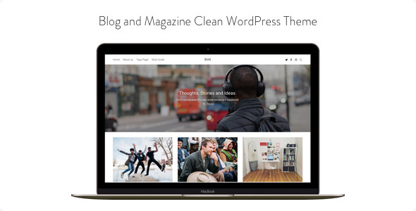 Download Free Bold v1.0.3 – Blog and Magazine Clean WordPress Theme