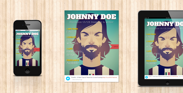 Download Free BookCard WP v4.8.9 – Responsive 3D Folded vCard Theme