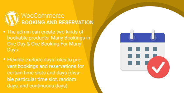 Download Free Booking And Reservation Plugin for WooCommerce v1.0 Download Free Booking And Reservation Plugin for WooCommerce v1.0