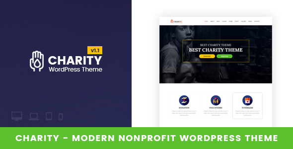 Download Free Charity v1.2 – Nonprofit WordPress Theme