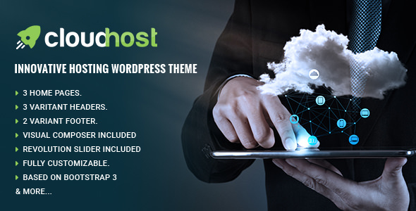 Download Free CloudHost v1.0.7 – Responsive Hosting WordPress Theme