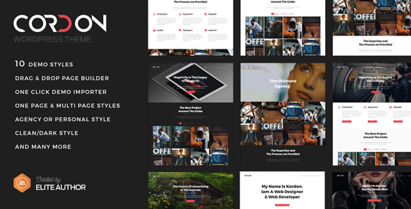 Download Free Cordon v1.1.1 – Responsive One Page & Multi Page Portfolio