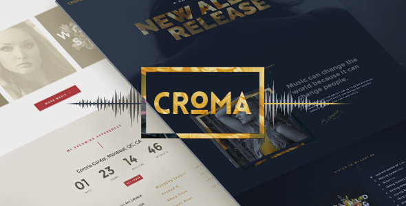 Download Free Croma v3.4.6 – Responsive Music WordPress Theme