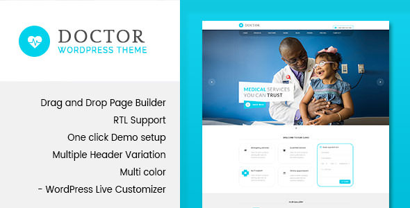 Download Free Doctor v1.3.2 – Medical and Health WordPress Theme