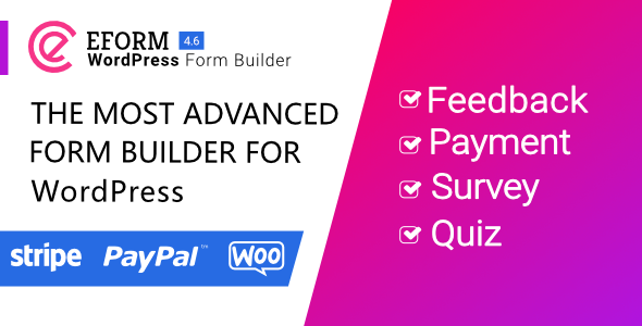 Download Free eForm v4.7.0 – WordPress Form Builder