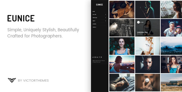 Download Free Eunice v1.5 – Photography Portfolio WordPress Theme
