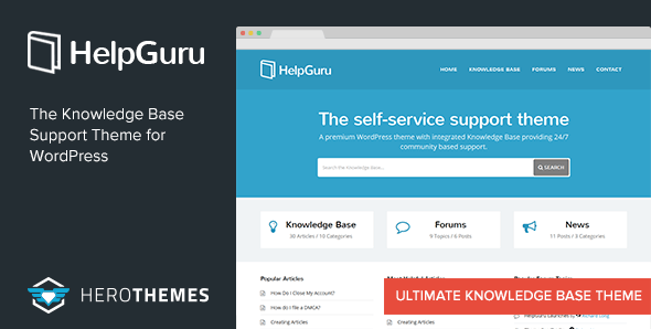 Download Free HelpGuru v1.7.1 – A Self-Service Knowledge Base Theme