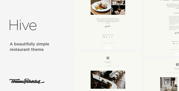 Download Free Hive v1.0.2 – Restaurant & Cafe WordPress Theme