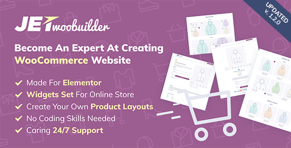 Download Free JetWooBuilder v1.2.0 – WooCommerce Addon for Elementor