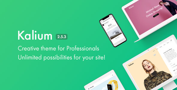 Download Free Kalium v2.5.3 – Creative Theme for Professionals