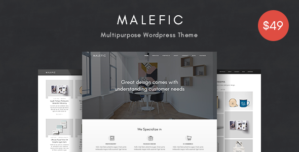 Download Free Malefic v1.0.1 – One Page Responsive WordPress Theme Download Free Malefic v1.0.1 – One Page Responsive WordPress Theme