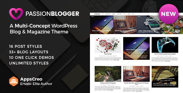 Download Free Passion Blogger v1.5 – A Responsive WordPress Theme Download Free Passion Blogger v1.5 – A Responsive WordPress Theme