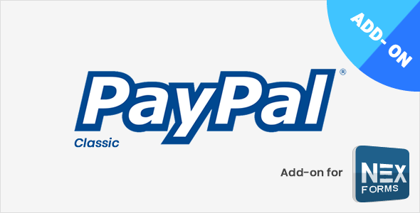 Download Free PayPal for NEX-Forms v7.2