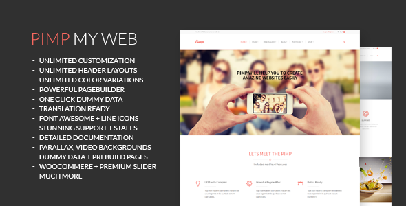 Download Free PIMP v1.7 – Creative MultiPurpose Theme