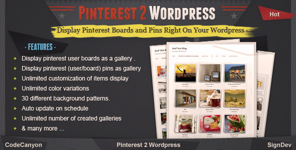 Download Free Pinterest to WordPress Plugin v1.1.0 Download Free Pinterest to WordPress Plugin v1.1.0