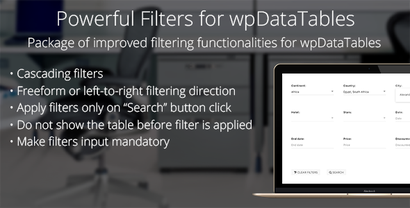 Download Free Powerful Filters for wpDataTables v1.0.2 Download Free Powerful Filters for wpDataTables v1.0.2