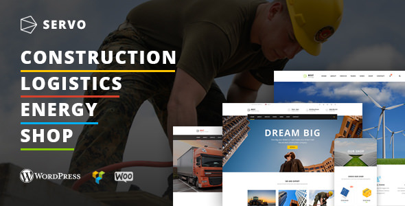 Download Free Servo – Construction / Logistics / Energy Theme
