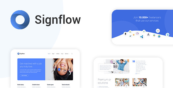 Download Free Signflow v1.4.5 – Ultra Modern Tech & Startup Theme