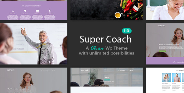 Download Free Super Coach v1.1.0 – A Clean Theme For Professionals