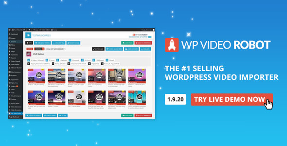 Download Free WordPress Video Robot Plugin v1.9.20