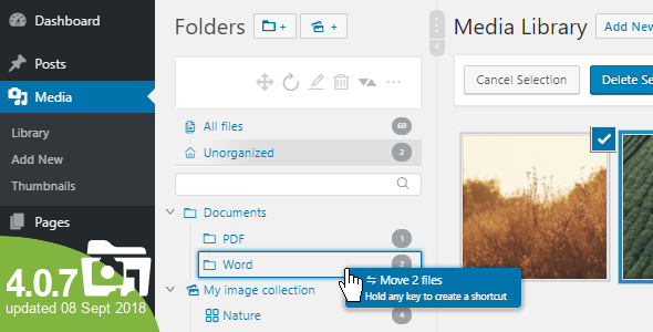 Download Free WP Real Media Library v4.0.7 – Media Categories / Folders