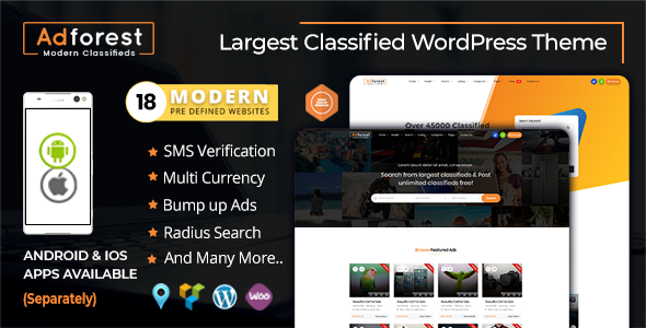 Download Free AdForest v3.4.4 – Classified Ads WordPress Theme