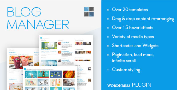 Download Free Blog Manager for WordPress v1.25