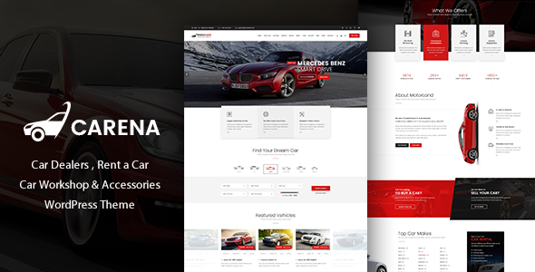 Download Free Carena v2.1- Car Dealer Rental and Automative Theme