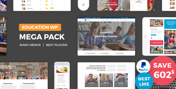 Download Free Education Pack v1.3 – Education Learning Theme WP