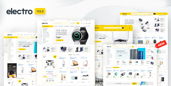 Download Free Electro v2.2.0 – Electronics Store WooCommerce Theme