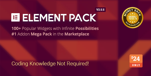 Download Free Element Pack v2.5.5 – Addon for Elementor Page Builder