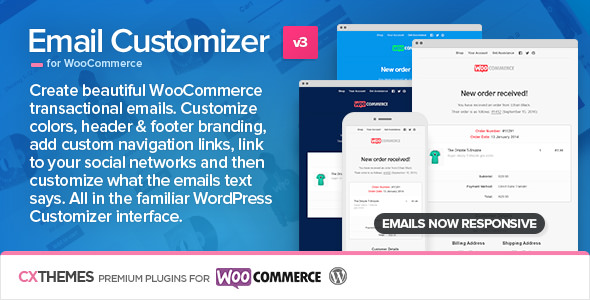 Download Free Email Customizer for WooCommerce v3.22