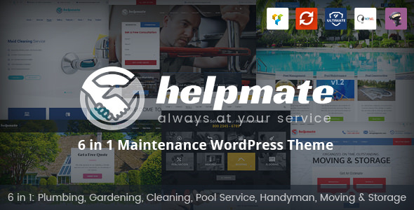 Download Free Helpmate v1.1.0 – 6 in 1 Maintenance WordPress Theme Download Free Helpmate v1.1.0 – 6 in 1 Maintenance WordPress Theme