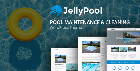 Download Free JellyPool v1.1 – Pool Maintenance & Cleaning Theme