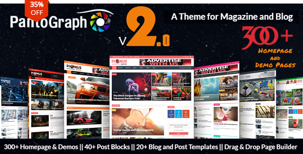 Download Free PantoGraph v2.5.1 – Newspaper Magazine Theme Download Free PantoGraph v2.5.1 – Newspaper Magazine Theme