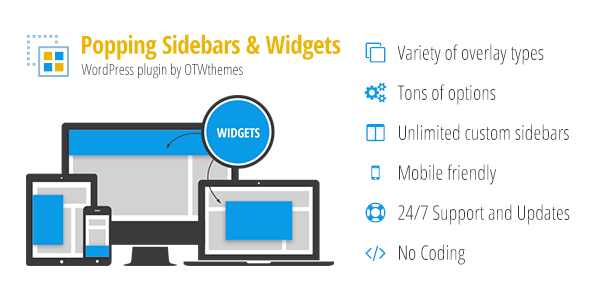 Download Free Popping Sidebars and Widgets for WordPress v2.16