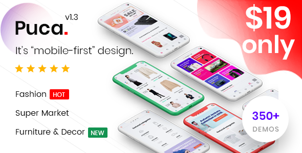 Download Free Puca v1.3.5 – Optimized Mobile WooCommerce Theme