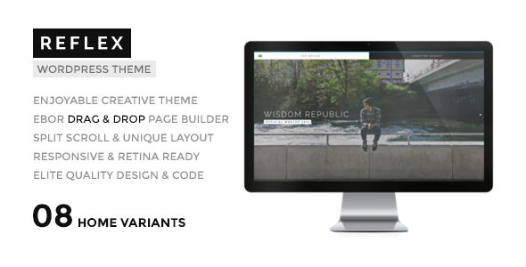 Download Free REFLEX v1.1.1 – Creatives & Agency WordPress Theme