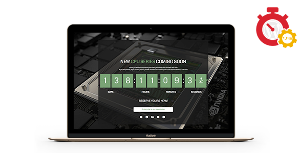 Download Free Responsive Coming Soon Landing Page for WordPress