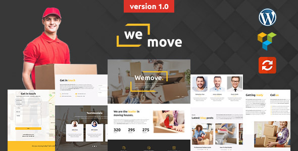 Download Free WeMove v1.0 – Home Moving & Logistic WordPress Theme