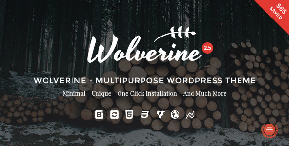 Download Free Wolverine v2.5 – Responsive Multi-Purpose Theme