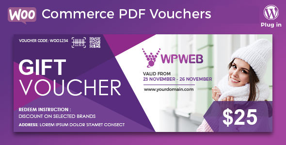 Download Free WooCommerce PDF Vouchers v3.7.1 – WordPress Plugin