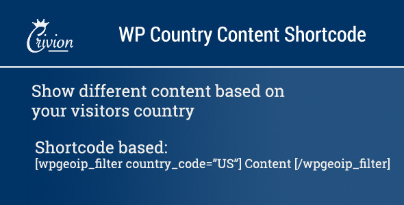 Download Free WP Country Specific Content v1.1
