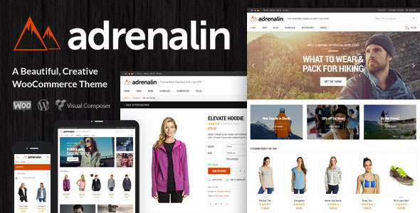 Download Free Adrenalin v2.0.0 – Multi-Purpose WooCommerce Theme