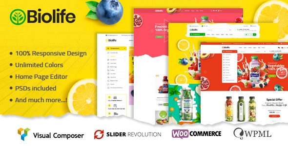 Download Free Biolife v1.0.4 – Organic Food WordPress Theme Download Free Biolife v1.0.4 – Organic Food WordPress Theme